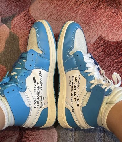 Jordan 1 Retro High Off-White University Blue photo review