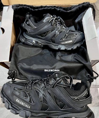 B*lenciaga Track Black photo review