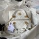 Chanel 23A Premium Handmade Sheepskin Portable Lunch Box Bag AS4201, Top Qualit Size:5.5