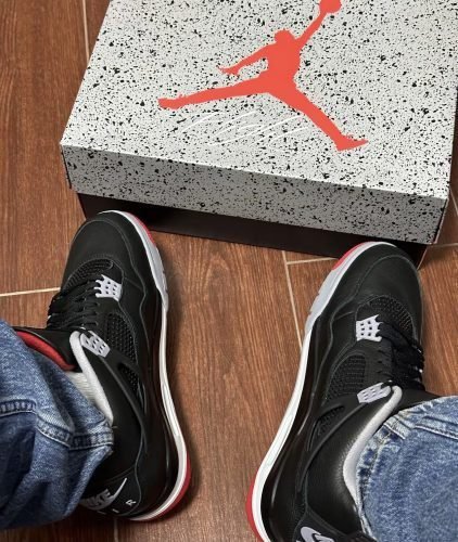 Jordan 4 Retro Bred Reimagined photo review