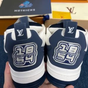 L*uis V*itton LV Skate Sneaker Marine White - Image 8