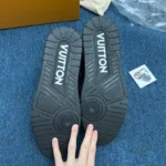 L*uis V*itton Trainer Black Embossed Monogram - Image 7