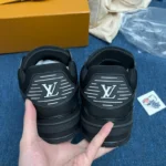 L*uis V*itton Trainer Black Embossed Monogram - Image 6
