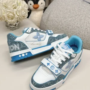 L*uis V*itton Trainer Monogram Denim - Image 4