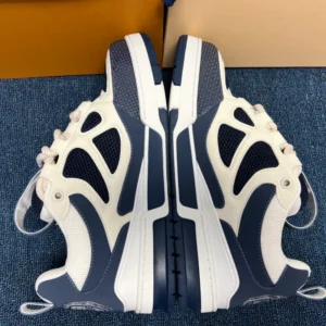 L*uis V*itton LV Skate Sneaker Marine White - Image 5