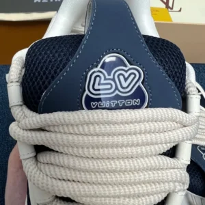 L*uis V*itton LV Skate Sneaker Marine White - Image 6