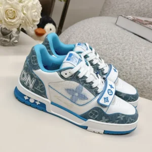 L*uis V*itton Trainer Monogram Denim - Image 3