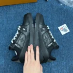 L*uis V*itton Trainer Black Embossed Monogram - Image 4