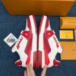 L*uis V*itton Trainer #54 Signature Red White 1AANFJ - Image 5