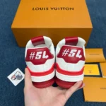 L*uis V*itton Trainer #54 Signature Red White 1AANFJ - Image 9