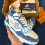 L*uis V*itton Trainer Monogram Denim - Image 5