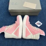 R*ck O*ens GeoBasket Cow Fur Dusty Pink Milk - Image 5