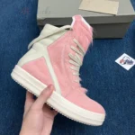 R*ck O*ens GeoBasket Cow Fur Dusty Pink Milk - Image 3