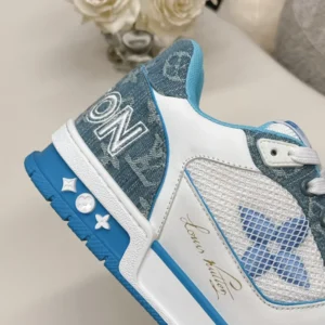 L*uis V*itton Trainer Monogram Denim - Image 5