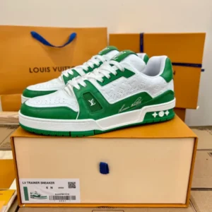 L*uis V*itton Trainer #54 Signature Green White - Image 7