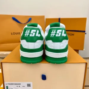 L*uis V*itton Trainer #54 Signature Green White - Image 9