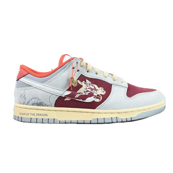 PK God Batch Nike Dunk Low 'Year Of The Dragon' Cool Grey Red
