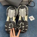 B*lenciaga Runner Grey White Black - Image 6