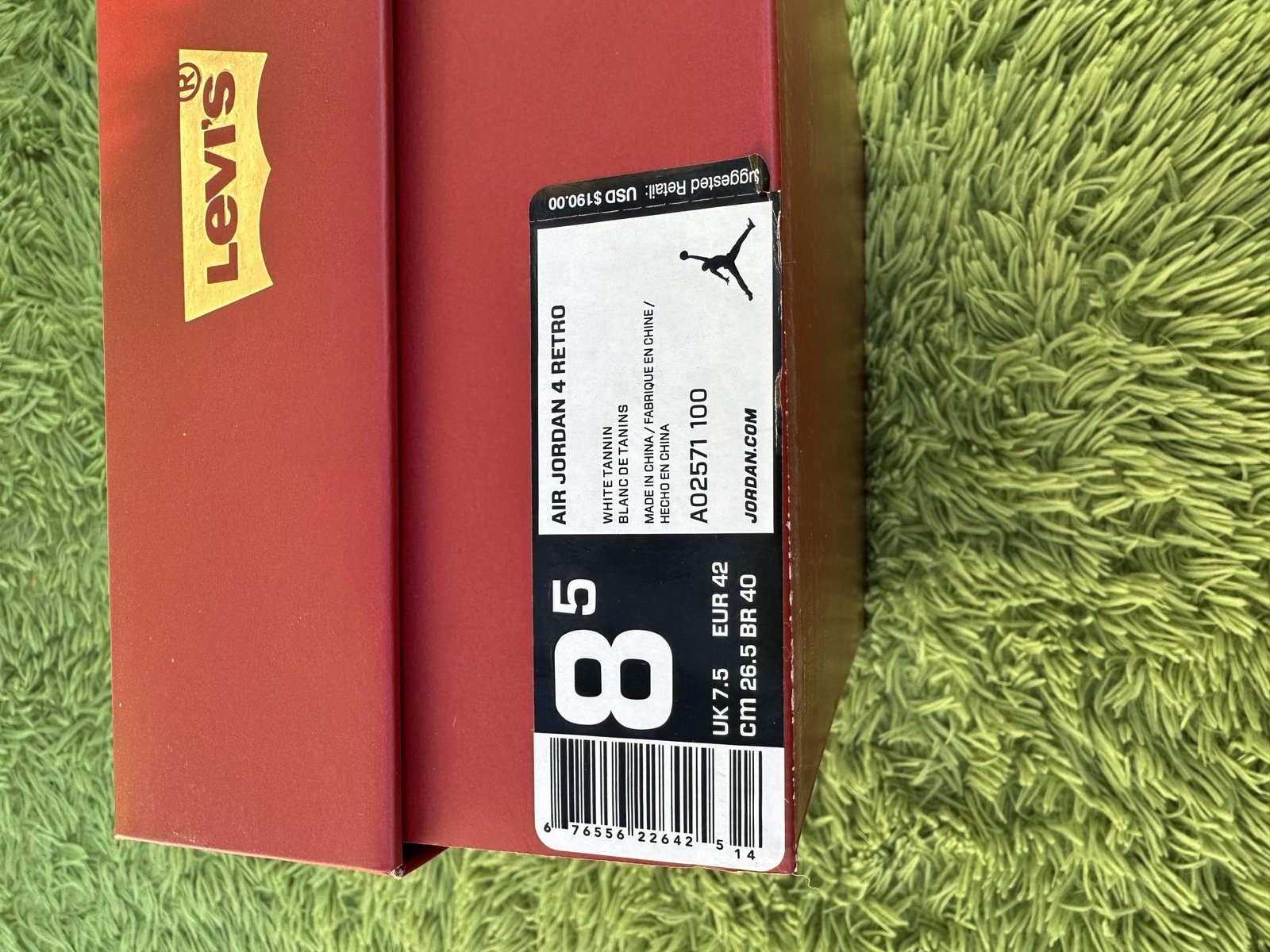 Jordan 4 Retro Levi’s White - Image 3