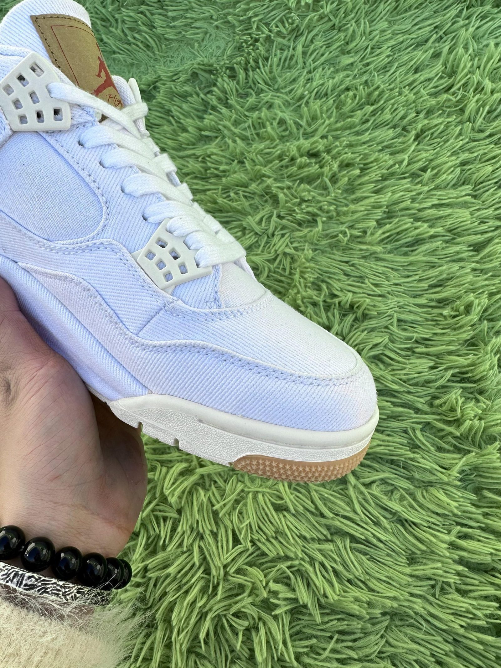Jordan 4 Retro Levi’s White - Image 6