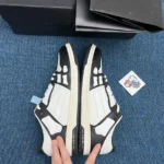 AMIRI Skel Top Low White Black - Image 4