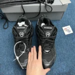 B*lenciaga Runner Sneaker Black - Image 4