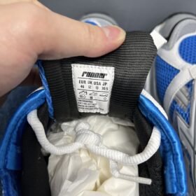 B*lenciaga Runner Blue Grey - Image 3