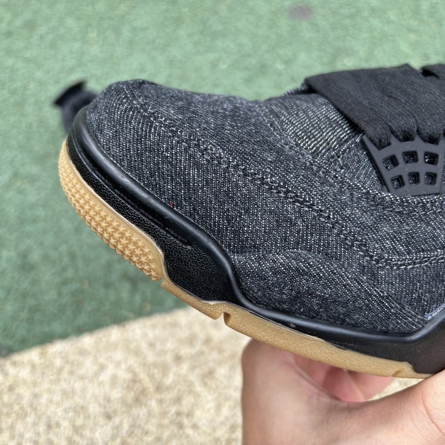 Jordan 4 Retro Levi s Black - Image 9