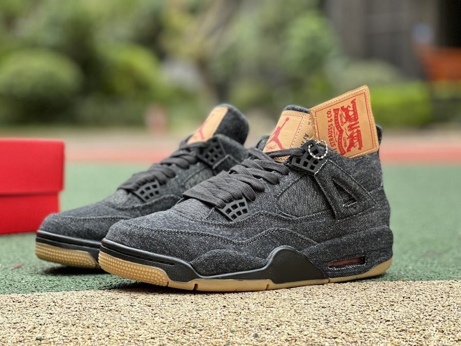 Jordan 4 Retro Levi s Black - Image 20