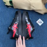 A Bathing Ape Bape Sta Low Shark Black - Image 3