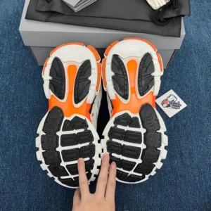 B*lenciaga Track White Orange - Image 8