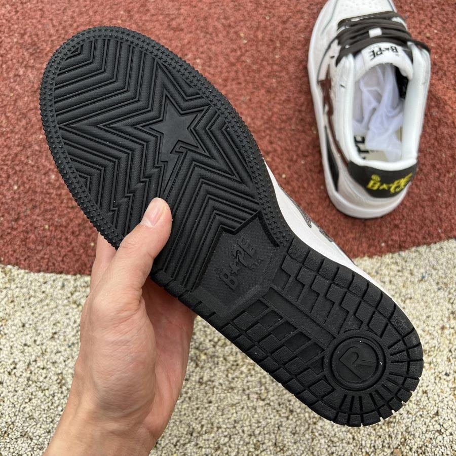 BAPE Sk8 Sta White Metallic Silver - Image 6