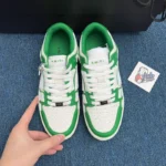 AMIRI Skel Top Low Whtie Green - Image 3