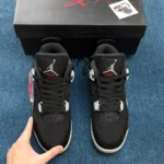 Jordan 4 Retro SE Black Canvas - Image 4