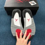 Jordan 4 Retro SE Black Canvas - Image 8