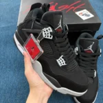 Jordan 4 Retro SE Black Canvas - Image 2