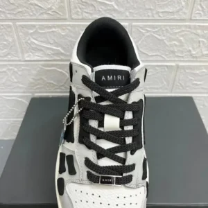 AMIRI Skel Top Low White Light Grey Black - Image 7