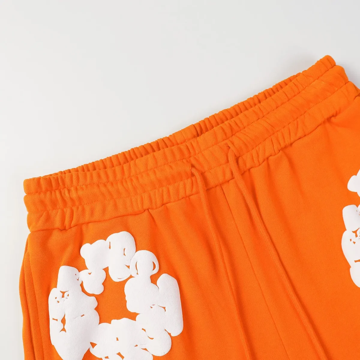 Denim Tears The Cotton Wreath Shorts Orange - Image 6