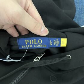 Polo Ralph Lauren Men's Double Knit Full-Zip Hoodie Sweatshirt Black - Image 6