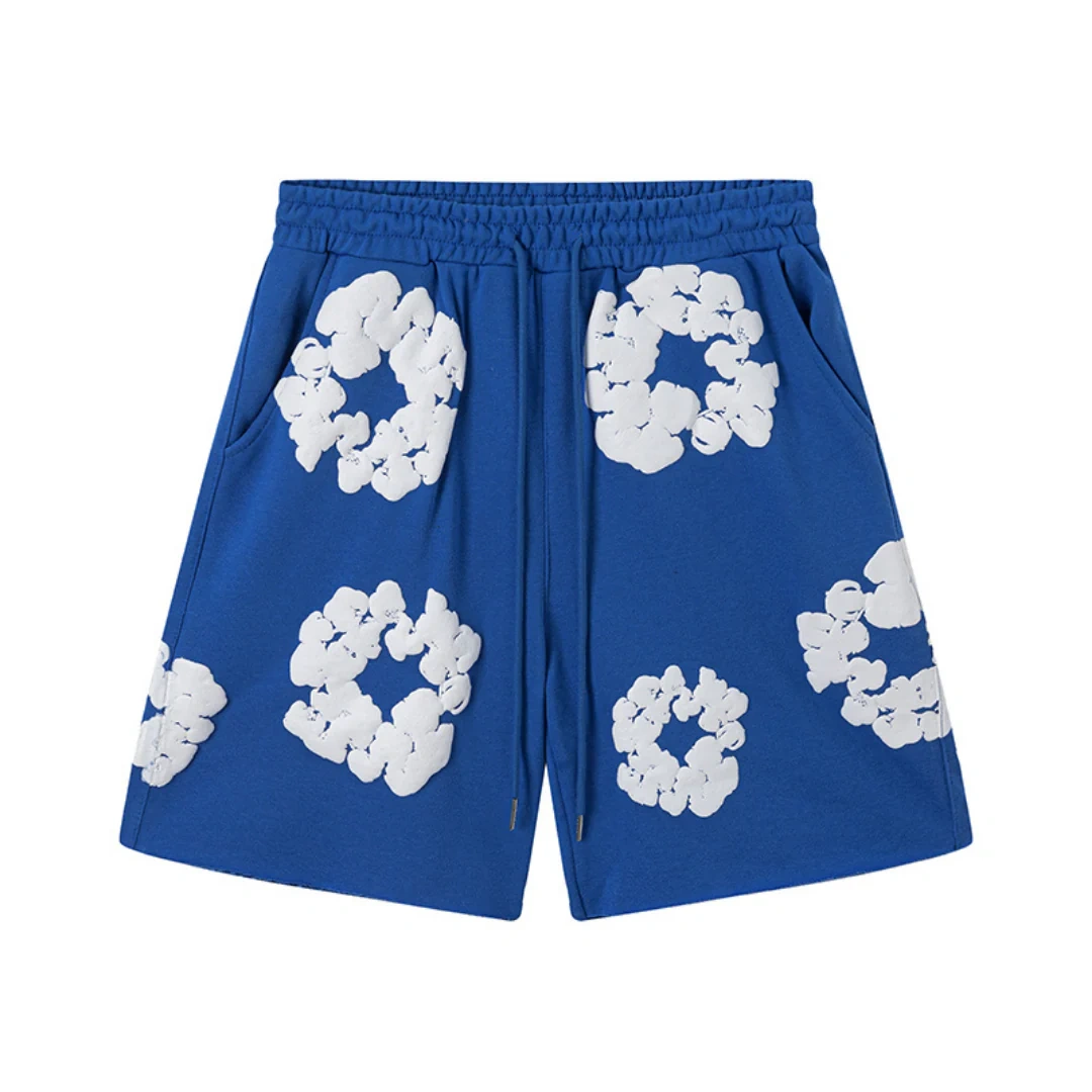 29_d6e78e77-b611-468f-a3bb-d04d7d049a58 Denim Tears The Cotton Wreath Shorts Royal Blue - Image 1