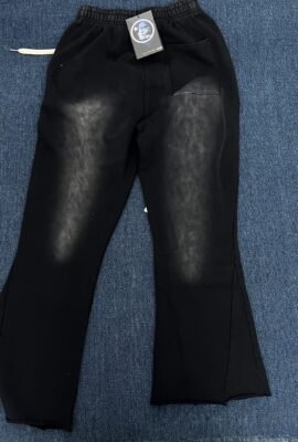 Hellstar Studios Racer Flare Black Sweatpants - Image 5