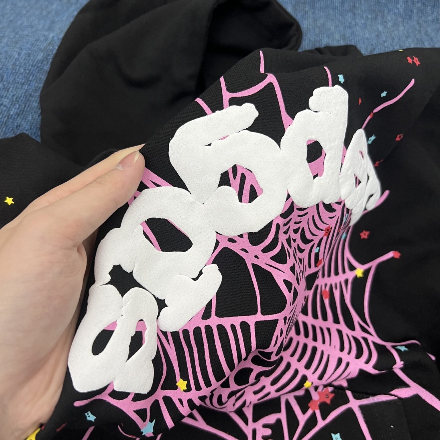 Black Sp5der Worldwide Tracksuit - Image 8