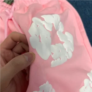 Denim Tears The Cotton Wreath Shorts Pink - Image 5