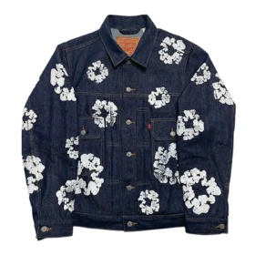 DENIM TEARS TYPE - 2 ALL OVER WREATH RAW Jacket