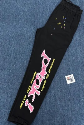 Sp5der black tracksuit suit - Image 8