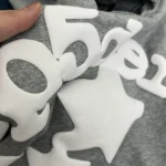Sp5der Beluga Hoodie Heather Grey - Image 6