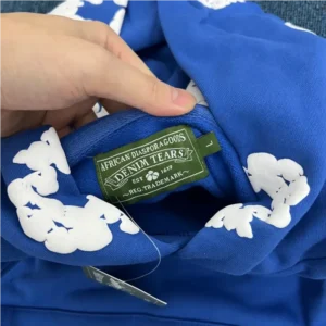 Denim Tears The Cotton Wreath Sweatshirt Royal Blue - Image 5