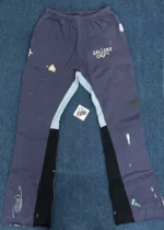 Gallery Dept. Painted Flare Sweat Pants Navy - Image 4