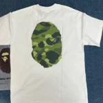 BAPE Color Camo Big Ape Head Tee White/Green - Image 6
