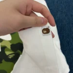 BAPE Color Camo Big Ape Head Tee White/Green - Image 9
